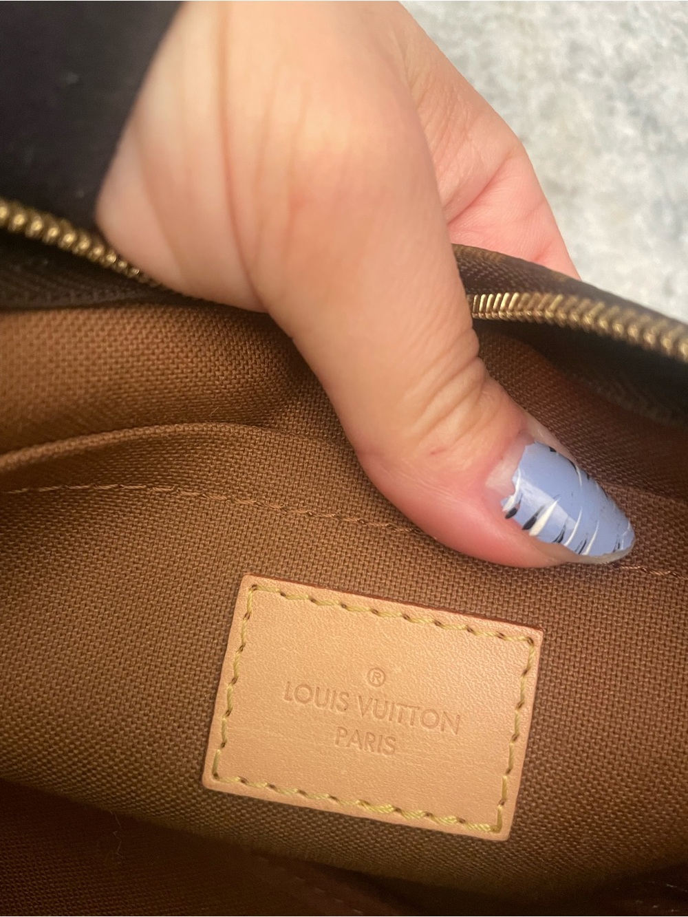 Louis Vuitton Monogram Canvas Multi-Pochette with Green Strap - Picture 7 of 8